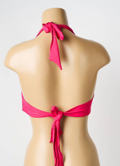 Haut de maillot de bain stretch haut soutien-gorge moulé rose SEAFOLLY femme