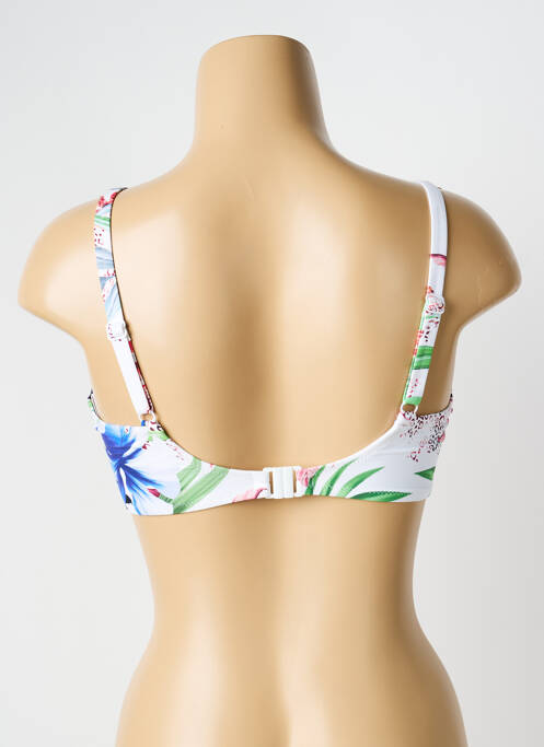 Haut de maillot de bain stretch haut soutien-gorge emboitant blanc FANTASIE femme