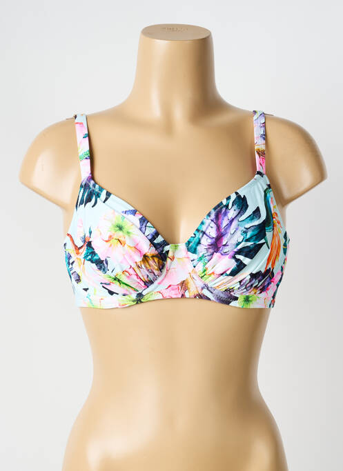 Haut de maillot de bain stretch haut soutien-gorge emboitant blanc FANTASIE femme