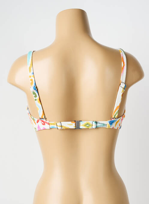 Haut de maillot de bain stretch haut bandeau bleu BLUELOBSTER femme