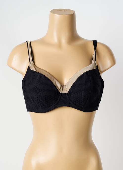 Haut de maillot de bain stretch haut soutien-gorge emboitant noir FANTASIE femme