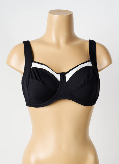Haut de maillot de bain noir HUIT femme