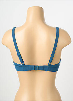 Haut de maillot de bain stretch haut soutien-gorge emboitant bleu SIMONE PERELE femme