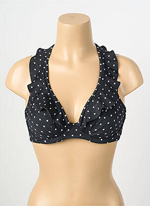 Haut de maillot de bain stretch haut soutien-gorge emboitant noir FREYA femme