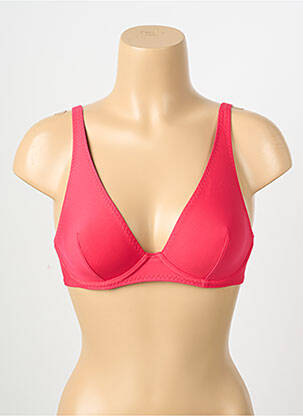 Haut de maillot de bain stretch haut triangles rose SIMONE PERELE femme