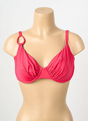 Haut de maillot de bain stretch haut soutien-gorge emboitant rose SIMONE PERELE femme