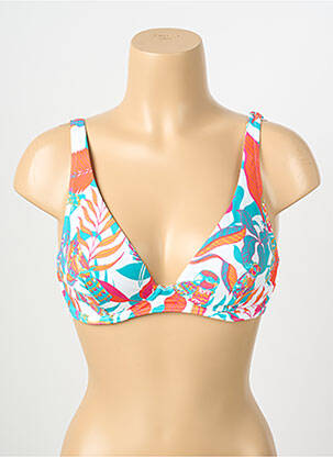 Haut de maillot de bain haut soutien-gorge emboitant haut soutien-gorge emboitant blanc SIMONE PERELE femme