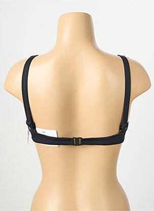 Haut de maillot de bain stretch haut soutien-gorge emboitant noir LIDEA femme