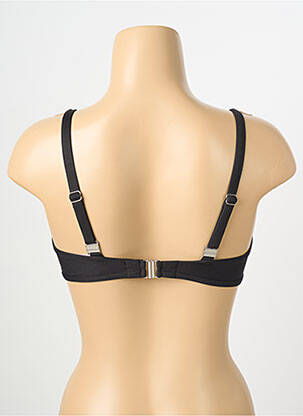 Haut de maillot de bain stretch haut soutien-gorge emboitant noir ANTIGEL femme