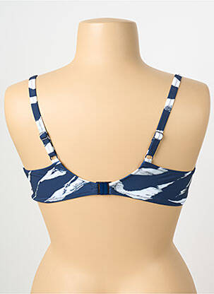 Haut de maillot de bain stretch haut soutien-gorge emboitant bleu FANTASIE femme
