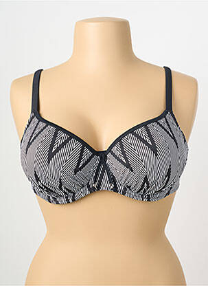 Haut de maillot de bain stretch haut soutien-gorge emboitant noir FANTASIE femme
