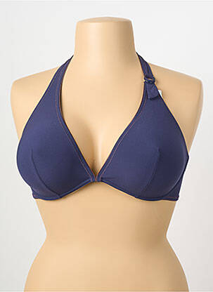 Haut de maillot de bain stretch haut soutien-gorge emboitant bleu PRINCESSE TAM-TAM femme