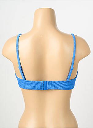 Haut de maillot de bain stretch haut soutien-gorge emboitant bleu WATERCULT femme