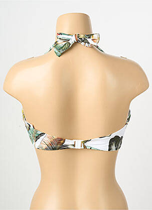 Haut de maillot de bain stretch haut soutien-gorge emboitant blanc FANTASIE femme