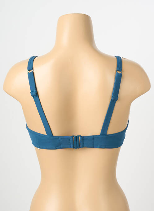 Haut de maillot de bain stretch haut soutien-gorge emboitant bleu SIMONE PERELE femme