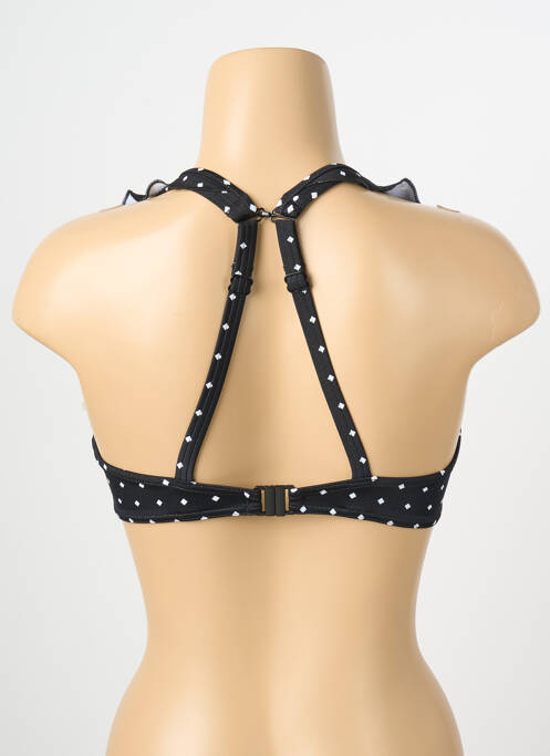 Haut de maillot de bain stretch haut soutien-gorge emboitant noir FREYA femme
