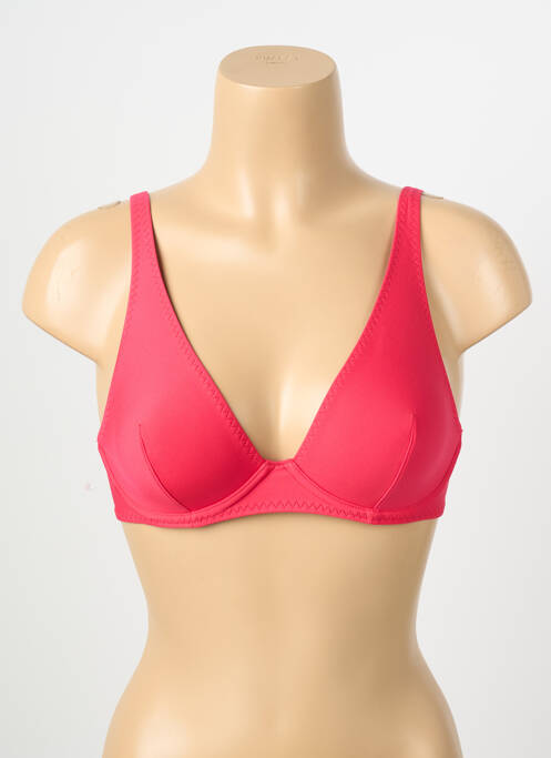 Haut de maillot de bain stretch haut triangles rose SIMONE PERELE femme