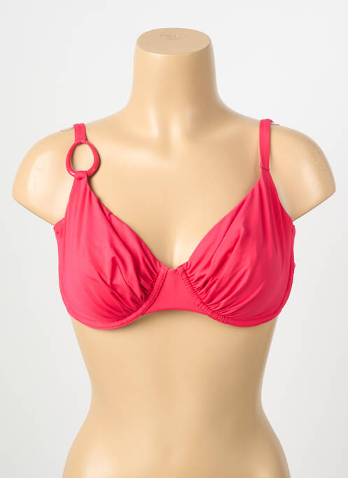 Haut de maillot de bain stretch haut soutien-gorge emboitant rose SIMONE PERELE femme