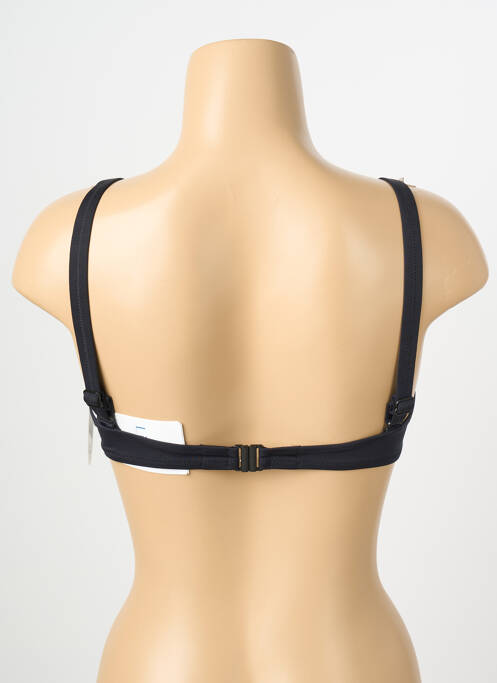 Haut de maillot de bain stretch haut soutien-gorge emboitant noir LIDEA femme