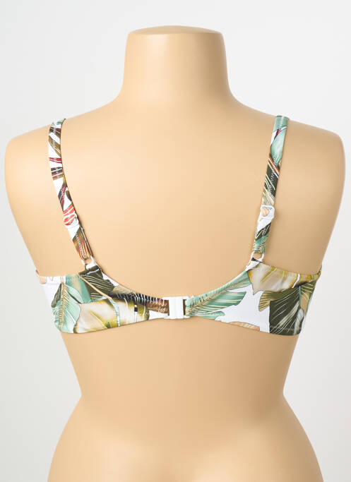 Haut de maillot de bain stretch haut soutien-gorge emboitant blanc FANTASIE femme