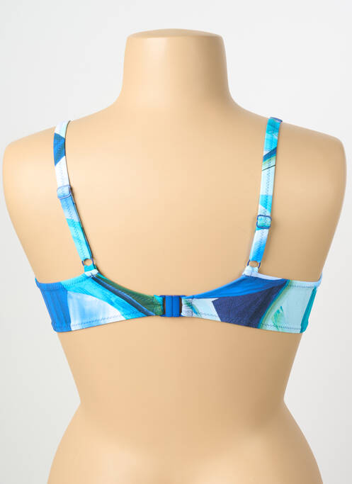 Haut de maillot de bain stretch haut soutien-gorge emboitant bleu FANTASIE femme