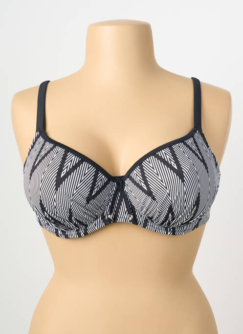 Haut de maillot de bain stretch haut soutien-gorge emboitant noir FANTASIE femme