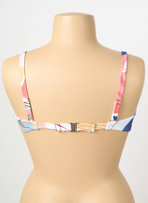 Haut de maillot de bain stretch haut soutien-gorge emboitant blanc BLUE LOBSTER femme
