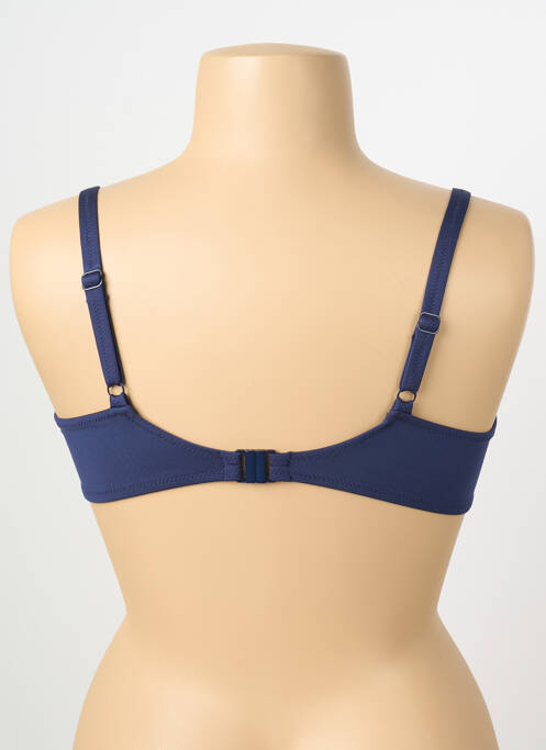 Haut de maillot de bain stretch haut soutien-gorge emboitant bleu FANTASIE femme