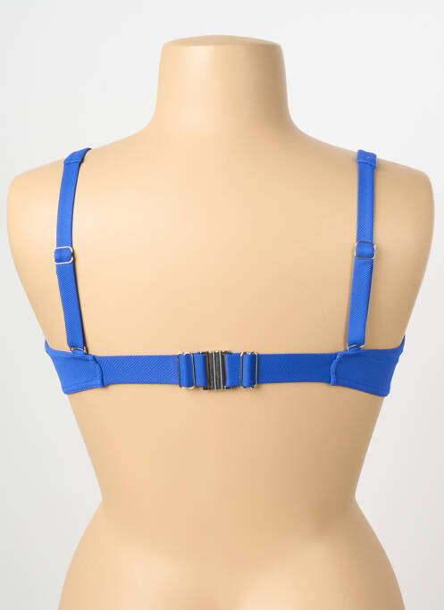 Haut de maillot de bain stretch haut soutien-gorge emboitant bleu BLUE LOBSTER femme