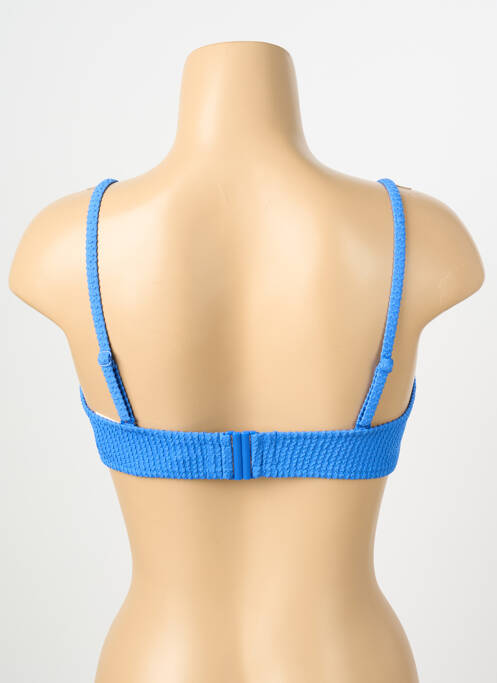 Haut de maillot de bain stretch haut soutien-gorge emboitant bleu WATERCULT femme