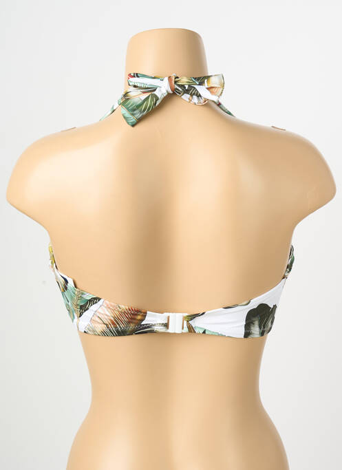 Haut de maillot de bain stretch haut soutien-gorge emboitant blanc FANTASIE femme