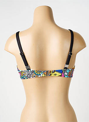 Soutien-gorge effet matière satinée haut soutien-gorge emboitant noir ANTIGEL femme
