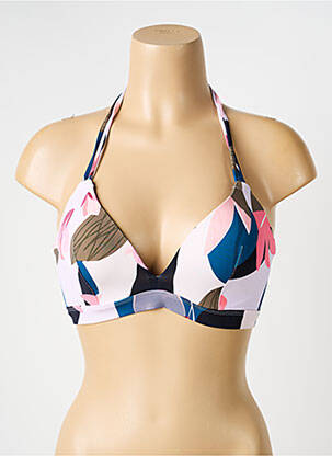 Haut de maillot de bain stretch haut soutien-gorge moulé rose LINGADORE femme