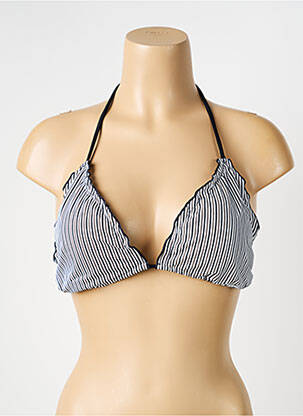 Haut de maillot de bain stretch haut triangles noir SUN GLOW femme