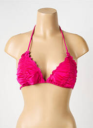Haut de maillot de bain stretch haut soutien-gorge avec mousse de rembourrage amovible rose SEAFOLLY femme