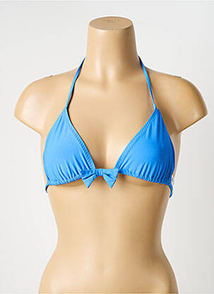 Haut de maillot de bain fermeture liens à nouer haut soutien-gorge balconnet bleu PRINCESSE TAM-TAM femme