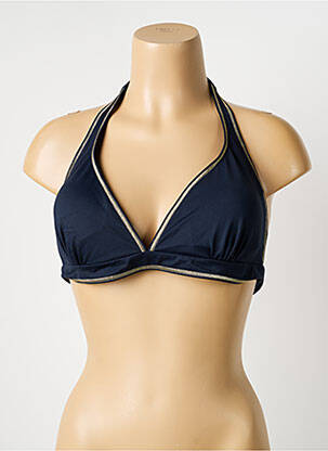 Haut de maillot de bain stretch haut soutien-gorge avec mousse de rembourrage amovible bleu BLUELOBSTER femme