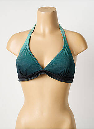 Haut de maillot de bain stretch haut soutien-gorge avec mousse de rembourrage amovible vert BLUELOBSTER femme