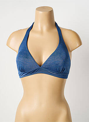 Haut de maillot de bain stretch haut soutien-gorge avec mousse de rembourrage amovible bleu BLUELOBSTER femme