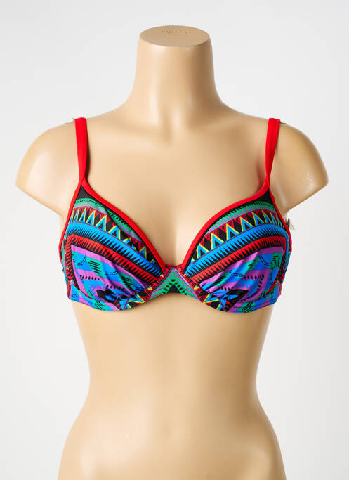 Haut de maillot de bain haut soutien-gorge moulé haut soutien-gorge moulé rouge SUNFLAIR femme