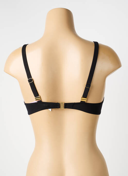 Haut de maillot de bain stretch haut soutien-gorge balconnet noir ANTIGEL femme