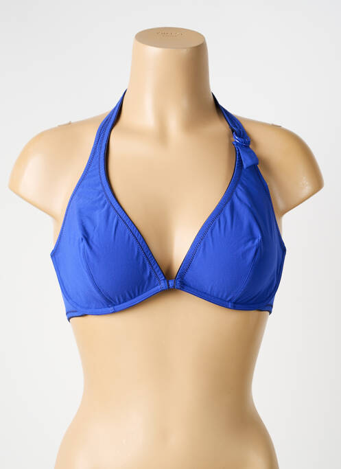 Haut de maillot de bain stretch haut soutien-gorge balconnet bleu PRINCESSE TAM-TAM femme