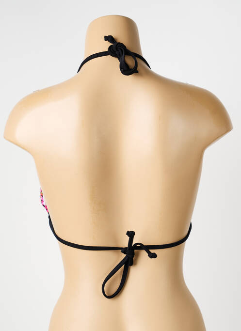 Haut de maillot de bain stretch haut triangles noir SUN GLOW femme