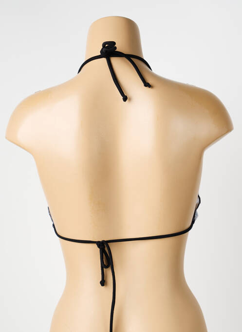 Haut de maillot de bain stretch haut triangles noir SUN GLOW femme