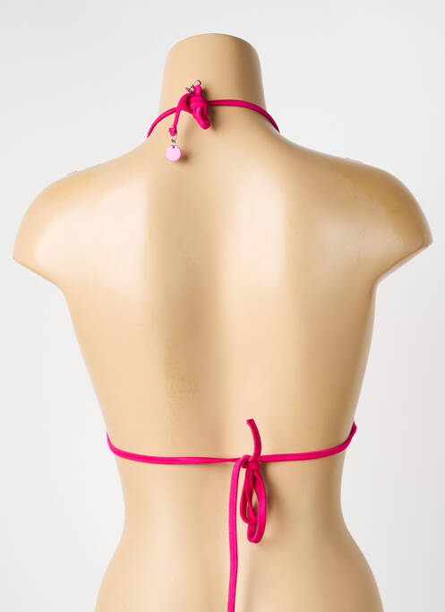 Haut de maillot de bain stretch haut soutien-gorge avec mousse de rembourrage amovible rose SEAFOLLY femme