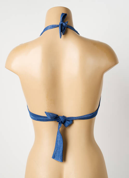 Haut de maillot de bain stretch haut soutien-gorge avec mousse de rembourrage amovible bleu BLUELOBSTER femme
