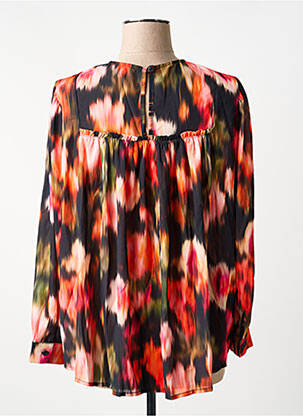 Blouse imprimé fantaisie manches longues noir LOLA ESPELETA femme