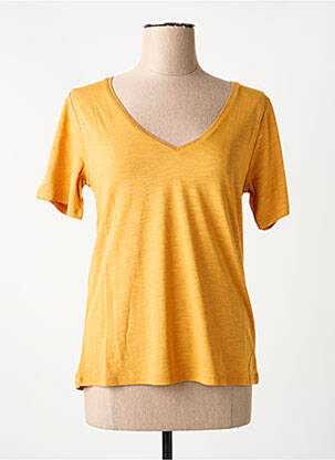 Top manches courtes manches courtes jaune LOLA ESPELETA femme