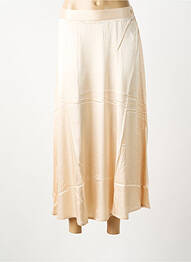 Jupe longue coupe fluide beige LOLA ESPELETA femme