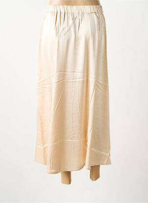 Jupe longue coupe fluide beige LOLA ESPELETA femme